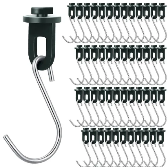 Drivhusklemmer med S-kroge, 50-pak