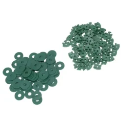 Drivhus-twist-clips - 100 STK Plastic Shading-fikseringsclips til drivhusisolering