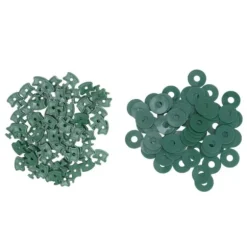 Drivhus-twist-clips - 100 STK Plastic Shading-fikseringsclips til drivhusisolering