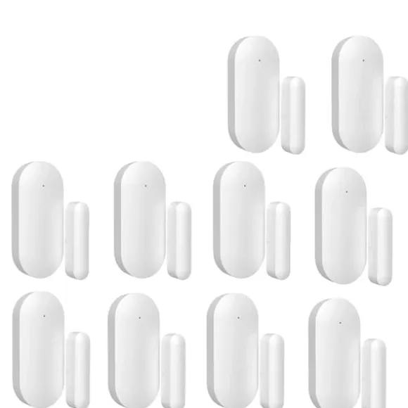 Dørvindussensor, Smart Home Integration, Kraftfuldt Alarmsystem,10PCS