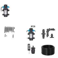 Dryp Irrigationsystem, Automatisk Vandingssæt, Justerbare Dryppere, , K kit