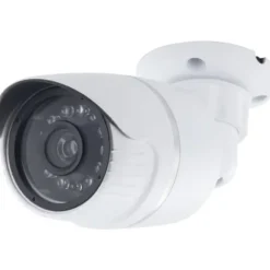 Dummykamera - CHACON - Aluminium - Blå LED - Vit