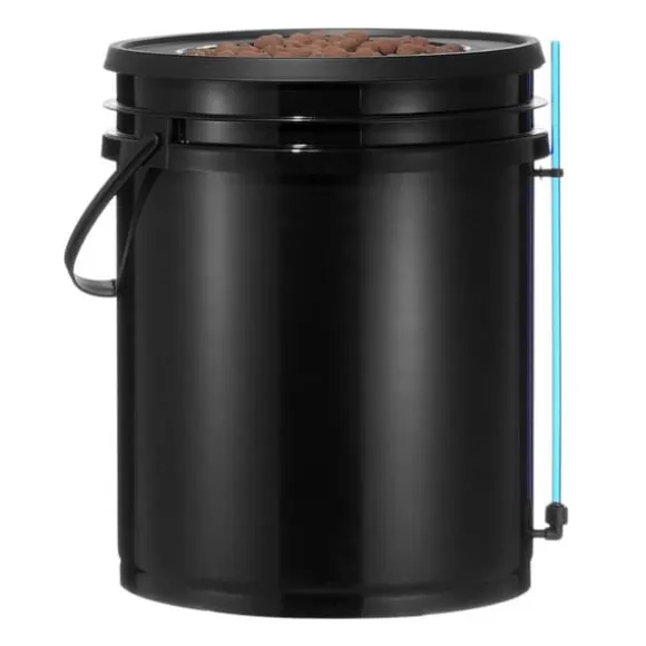 DWC Hydroponics Vækstsystem, Dybvandskultur med Top Drip, 4 Spande, Effektiv Vækst, Hydroponisk Havearbejde