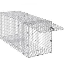 Dyrefælde, 106,7x40,6x45,7 cm, Human, Galvaniseret jern