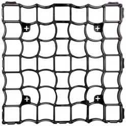ECO haveespalier, parkering, indkørsel, 50x50x3cm, 10 stk. GEOKRATA, sort