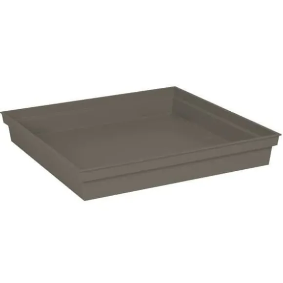 EDA Toscana fyrkantigt fat - 40 cm - Taupe