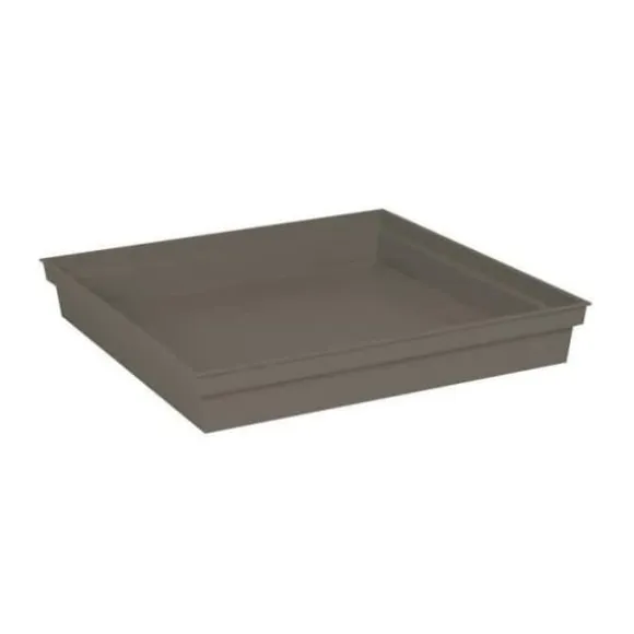 EDA Toscana fyrkantigt fat - 40 cm - Taupe