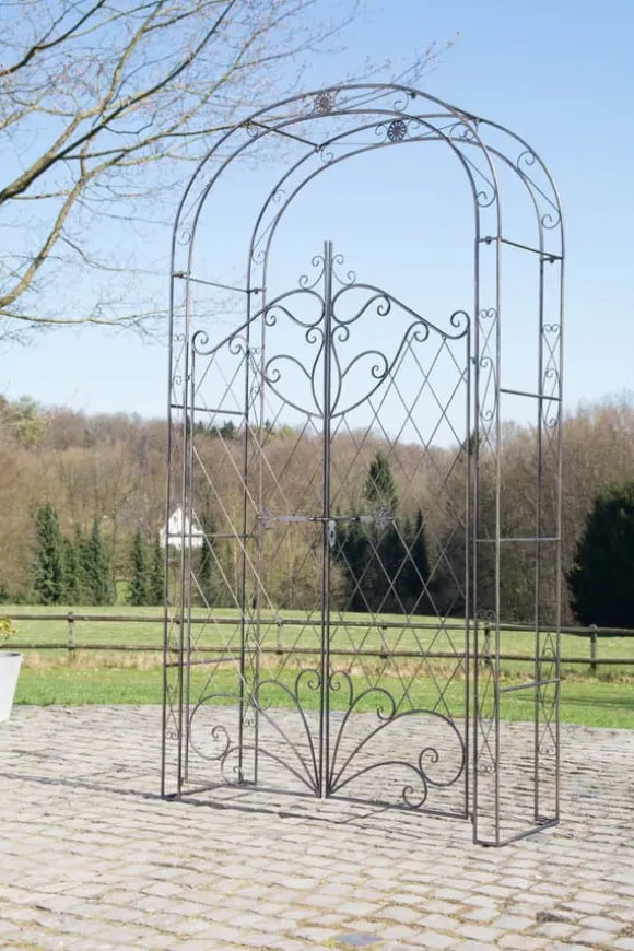 Eksklusiv Iron Rose Arch - Climbing Aid - Holdable & Elegant Design - Garden Accessory