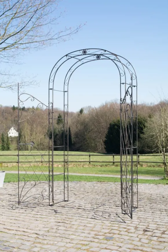 Eksklusiv Iron Rose Arch - Climbing Aid - Holdable & Elegant Design - Garden Accessory