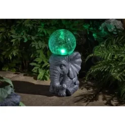Elefant orb harts och glas