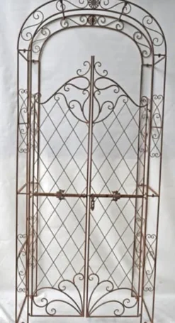 Elegant Garden Arch med hegn - Kundestop - Holdbar jernkonstruktion