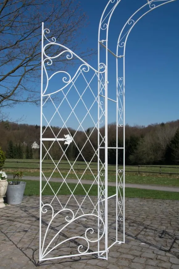 Elegant Garden Arch med hegn - Kundestop - Holdbar jernkonstruktion