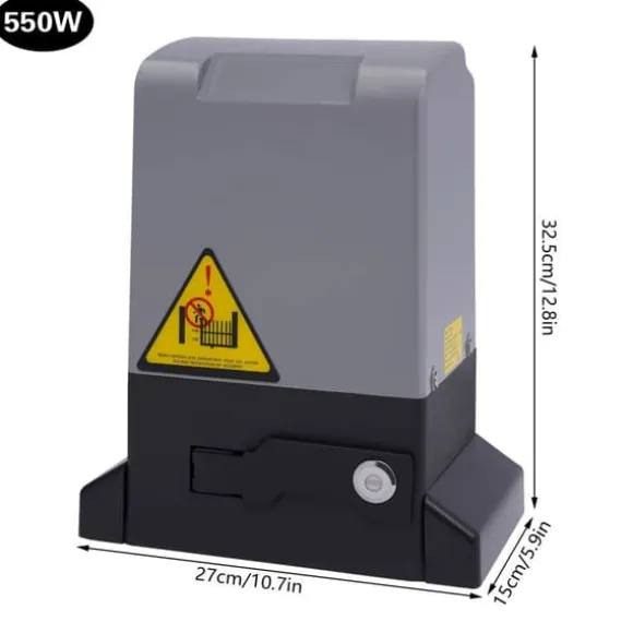 Elektrisk skydeportåbner - automatisk portmotorsæt - 370–750 W - 6 m skinne - 800–1600 kg - 220 V - lysegul