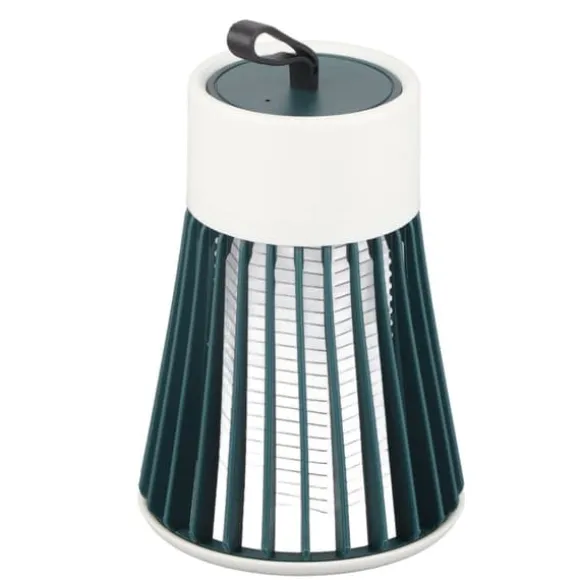 Elektrisk USB Genopladelig Fluefælde Lampe til Indoor Outdoor - Grøn