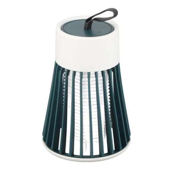 Elektrisk USB Genopladelig Fluefælde Lampe til Indoor Outdoor - Grøn