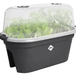 ELHO - Gb Balconniere Set De Cult 55 - Living Black - L 55 x B 28,5 x H 25 cm - Balkong - 100% återvunnet