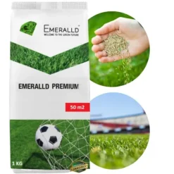 Emerald Premium selvkomprimerende sportsgræs, fremstillet af Barenbrug, 1 kg