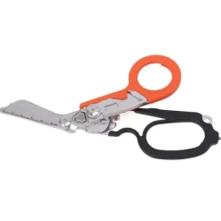 Emergency Response Stainless Steel Multifunktionel Foldbar Saksetang - Sort Orange