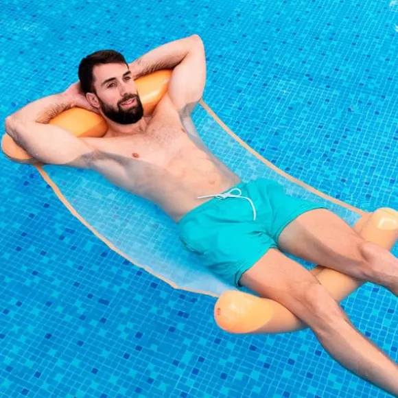 Enkelt flydende vand-hængekøje til swimmingpool Pulok InnovaGoods