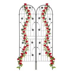 Espalier, 200x50x1,5 cm, Sort