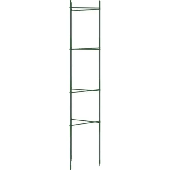 Espalierer til tomater - Justerbare stålstøtter, 6 stk. | Højde: 154 cm | Materiale: PP