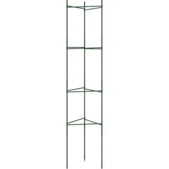 Espalierer til tomater - Justerbare stålstøtter, 6 stk. | Højde: 154 cm | Materiale: PP