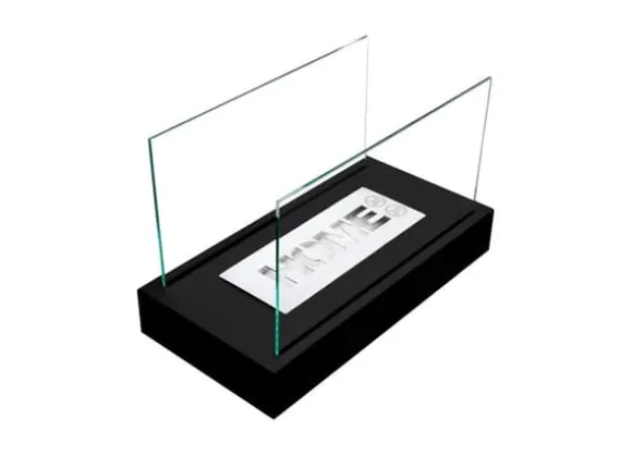 Ethanol pejs Pejs Bio-pejs Fritstående biopejs HOME Bioethanolbrænder 36 x 22 x 18 cm sort TÜV certifikat økologisk pejs Bio kedel