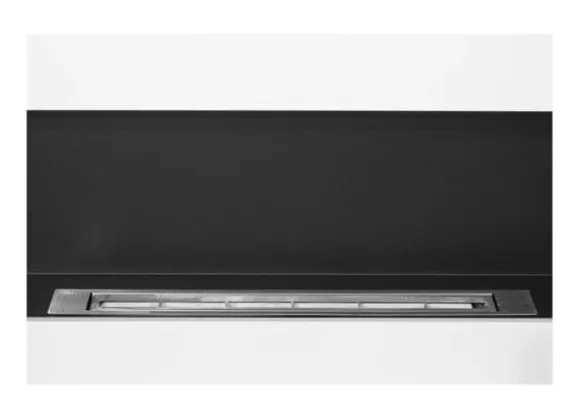 Ethanol pejse Pejse Bio-pejs Hængende Bio pejs Bioethanol Brænder BOX 90 cm x 40 cm x 12 cm Mat hvid økologisk pejs
