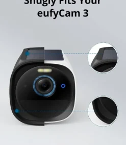 eufy security -eufyCam 3 Skin (2-pak) - beskyttende hus til eufyCam 3 - nem at installere - beskyttelse mod UV-stråler og regn