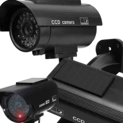 Falsk Overvågningskamera - Dummy Kamera med LED