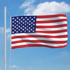 Farverigt amerikansk flag 90x150 cm - Holdbart polyester | Farve: Multifarvet | Størrelse: 90x150 cm
