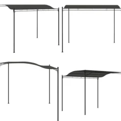 Fast markise 3x2,4 m antracitgrå - Pavillon - Pavilloner - Home & Living