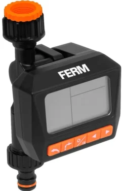 FERM WTA1003 - Digital - Vandur- Interval: 1 min til 24 timer - 3 programmer pr. dag - Ugeprogram - Passer til vandhane: 26,5mm - 21 mm - Arbejder ved | CDON