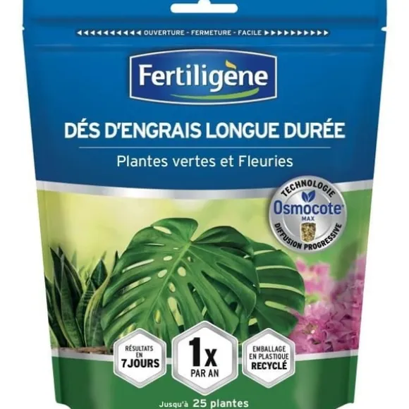 FERTILIGeNE - Osmocote max langtidsvirkende gødningsterninger til grønne og blomstrende planter - 25 terninger