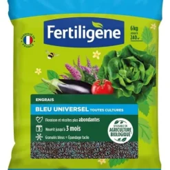 FERTILIGENE FBLEUBIO6 - Universal Blue Fertilizer 6 kg - Blommande och rikliga skördar - Närar upp till 3 månader - För 240m²