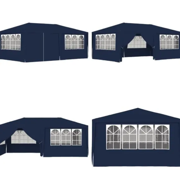 Festtelt med sidevægge 4x6 m 90 g/m² blå - Festtelt - Festtelte - Home & Living