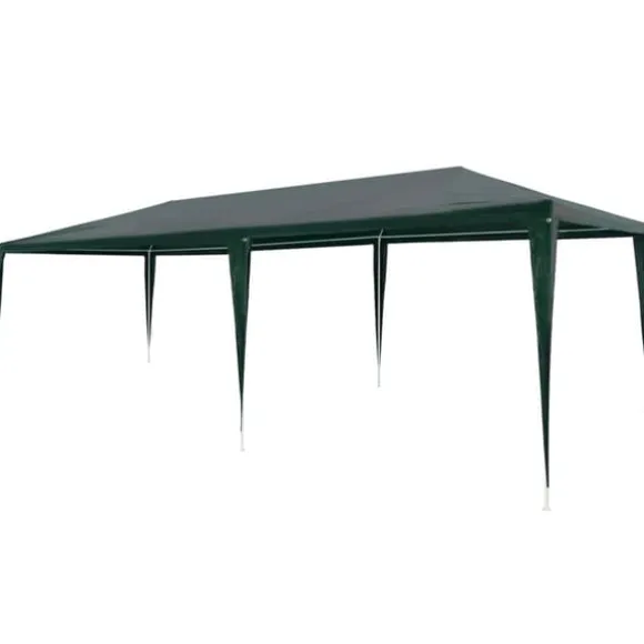 Festtelt 3x6 m - UV- & vandafvisende polyethylen | Farve: Grøn | Størrelse: 3x6 m