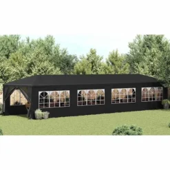 Festtelt 3x12 m - UV-bestandigt & vandafvisende | Farve: Antracitgrå