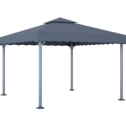 Festtelte & havepavilloner - Living pavillon 300x300 cm aluminium antracitgrå