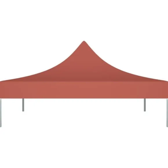 Festtelte & havepavilloner – tage - Living tag til festtelt 3x3 m 270 g/m² terrakotta
