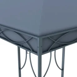 Festtelte & havepavilloner - Living pavillon med LED-lyskæder 400x300 cm antracitgrå