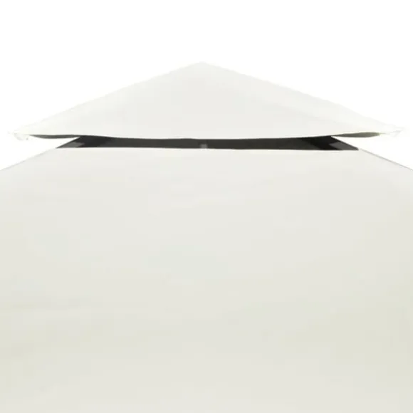 Festtelte & havepavilloner – tage - Living baldakin til pavillon 3x3 m 310 g/m² cremehvid