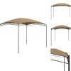 Festtelte & havepavilloner - Living pavillon 3x4x2,65 m 180 g/m² gråbrun