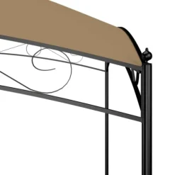 Festtelte & havepavilloner - Living pavillon 3x4x2,65 m 180 g/m² gråbrun