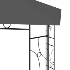 Festtelte & havepavilloner - Living pavillon 4x3x2,7 m 160 g/m² antracitgrå