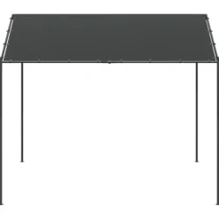 Festtelte & havepavilloner - Living pavillon 4x4 m stål og stof antracitgrå
