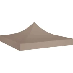 Festtelte & havepavilloner – tage - Living tag til festtelt 3x3 m 270 g/m² gråbrun