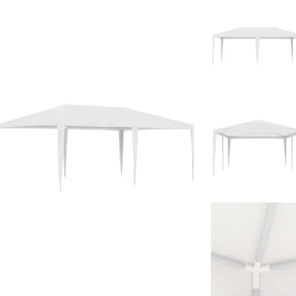 Festtelte & havepavilloner - Living festtelt 4x6 m hvid