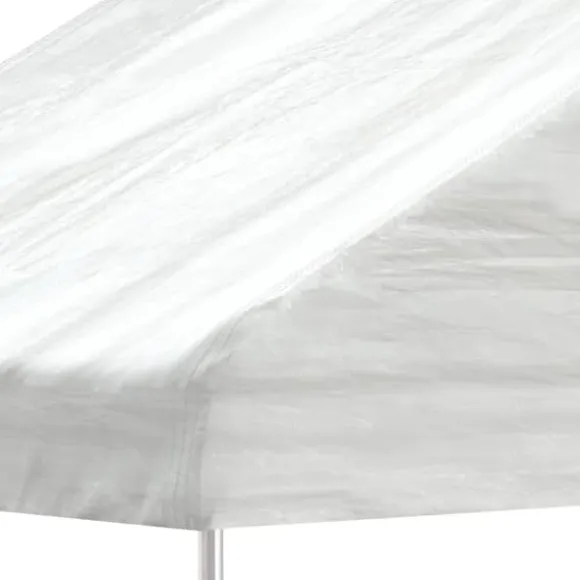 Festtelte & havepavilloner - Living pavillon med tag 8,92x2,28x2,69 m polyethylen hvid