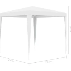 Festtelte & havepavilloner - Living festtelt 2,5x2,5 m hvid